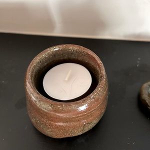 Pottery hand thrown on pottery wheel